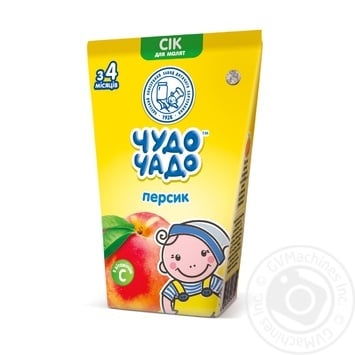 Сік Чудо-Чадо персиковий з цукром і вітаміном С 0,125л - купити, ціни на NOVUS - фото 1