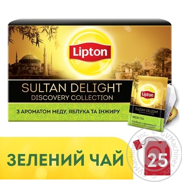 Чай Lipton Sultan Delight мед.25п. - купить, цены на NOVUS - фото 3