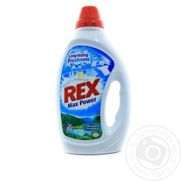 Гель д/прання Rex 1 л Амазонська свіжість купить, цены на МегаМаркет - фото 1