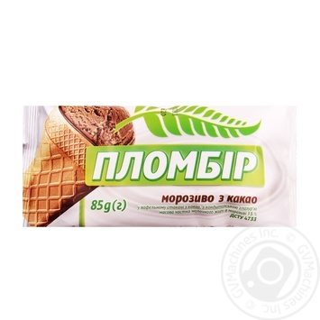 Морозиво Пломбір з какао Олівер Сміт 85г ваф.ст. купить, цены на МегаМаркет - фото 1