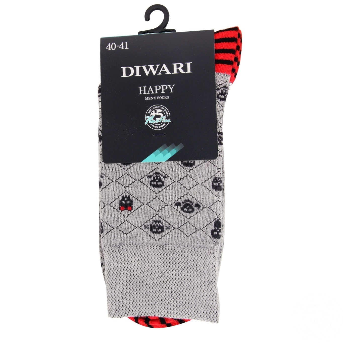 

Носки мужские DiWaRi Happy 17С151 серый р.25 059 шт
