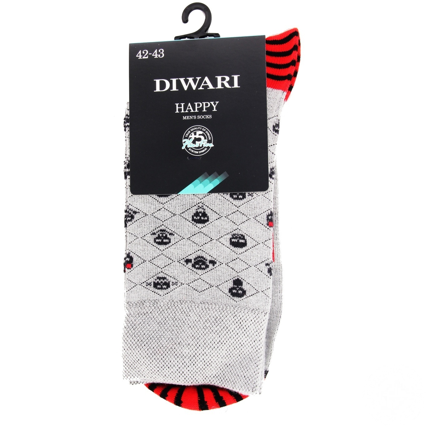 

Носки мужские Diwary Happy р.27 серый