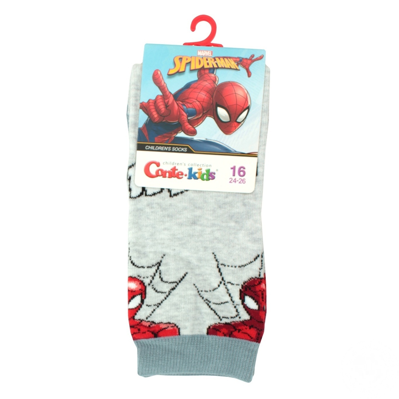 

Носки детские Conte Kids Marvel 411 светло-серый размер 16