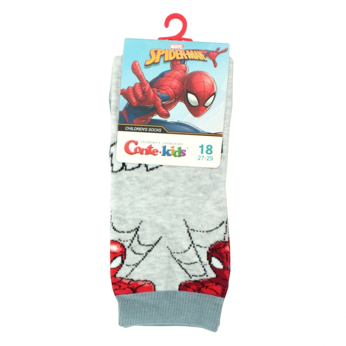 

Носки детские Conte Kids Marvel 411 светло-серый размер 18