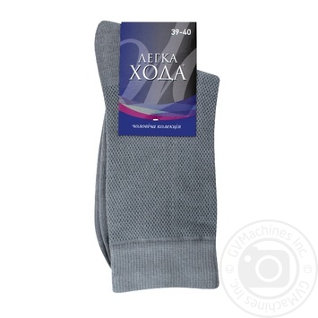 Legka Choda Silver Men's Socks 25s - buy, prices for MegaMarket - photo 3