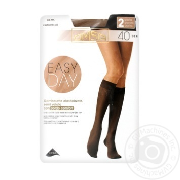 Гольфы женские Omsa Easy Day 40ден 2пары р.3/4 caramello