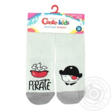 Conte Kids Funny Legs Light Gray Children's Socks 14s - buy, prices for NOVUS - photo 1