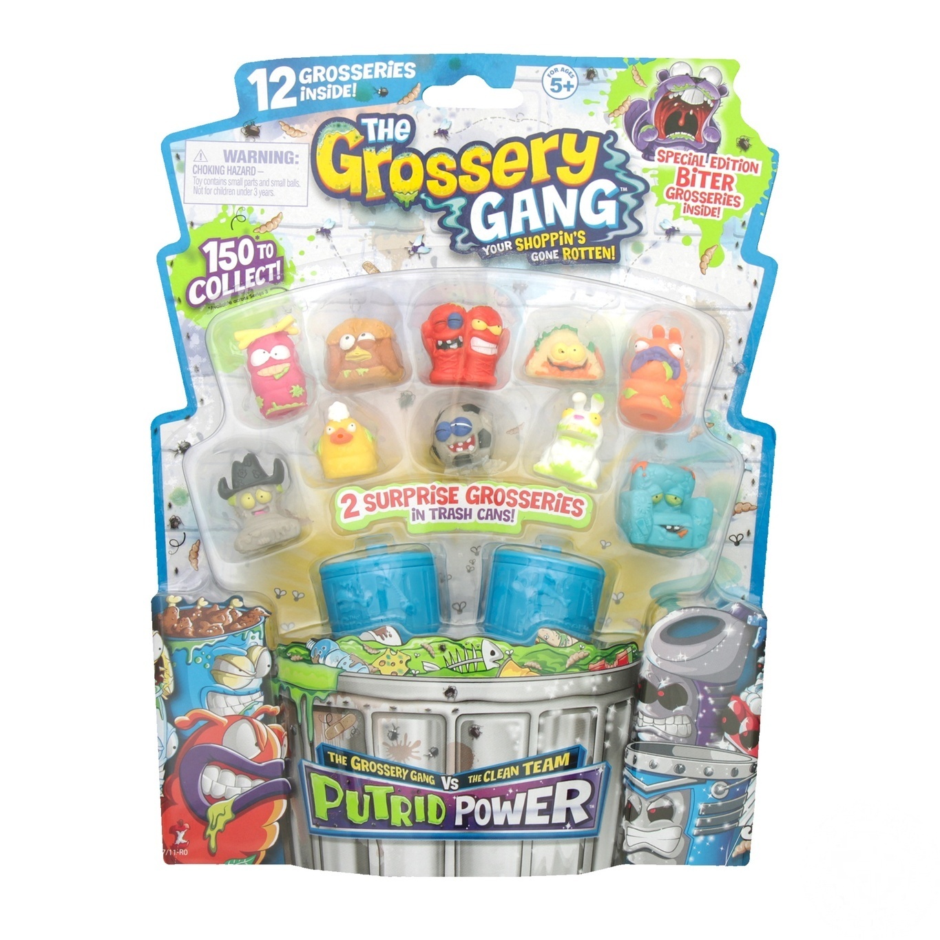 

Набор фигурок Grossery Gang свалка 12шт