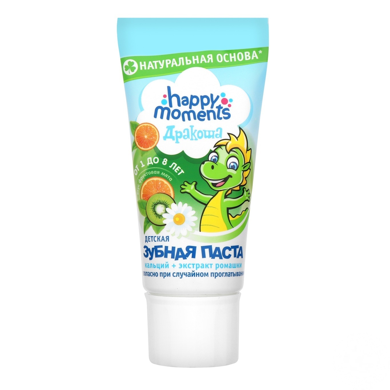 

Зубная паста Дракоша Happy Moments фруктовая мята 60мл