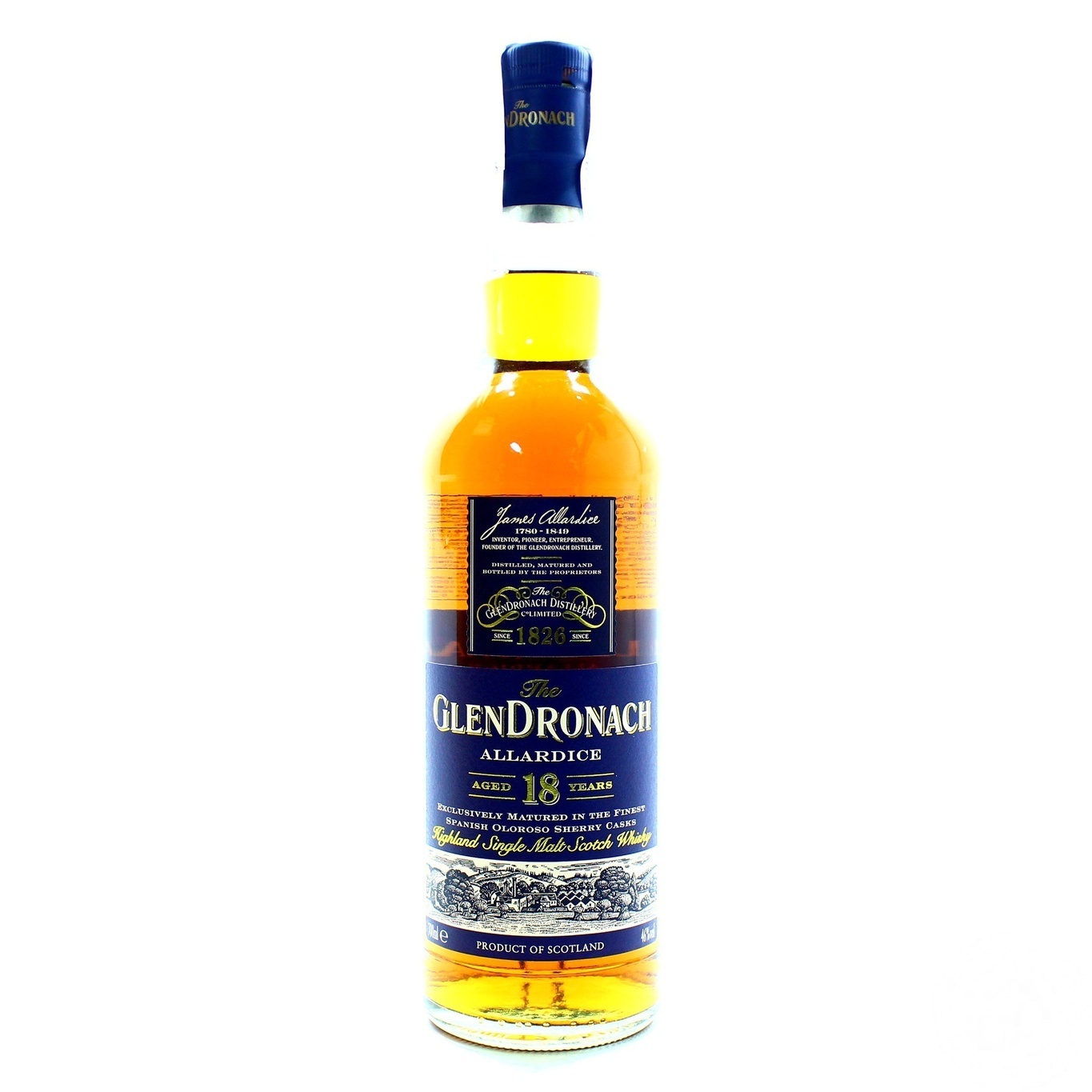

Виски Glen Dronach Allardice 18 лет 46% 0,7л