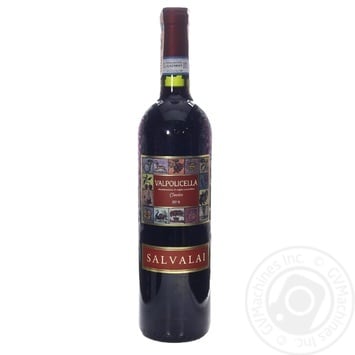 Вино Salvalai Valpolicella Classico червоне сухе 13% 0,75л - купити, ціни на МегаМаркет - фото 1