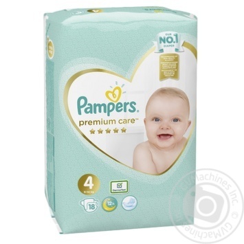 Pampers Premium Care Diapers Size 4 Maxi 9-14kg 18pcs - buy, prices for - photo 2