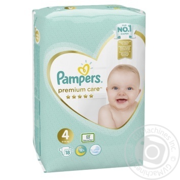 Pampers Premium Care Diapers Size 4 Maxi 9-14kg 18pcs - buy, prices for MegaMarket - photo 2