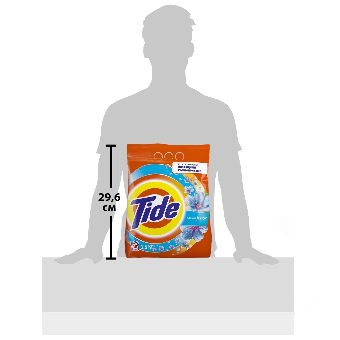 

Стиральный порошок Tide Lenor Touch of Scent автомат 1,5кг