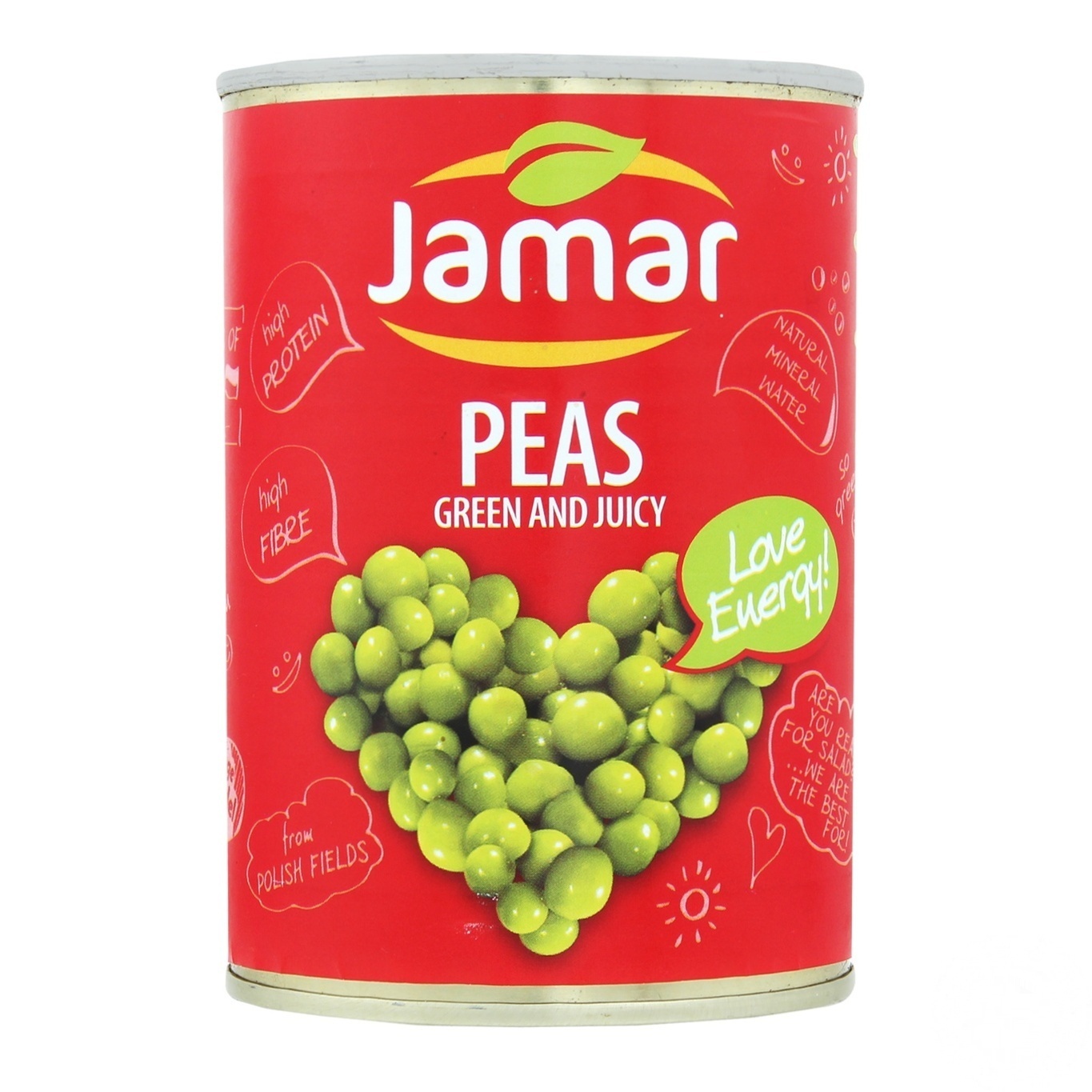 

Горошек Jamar зеленый консервированный 400г