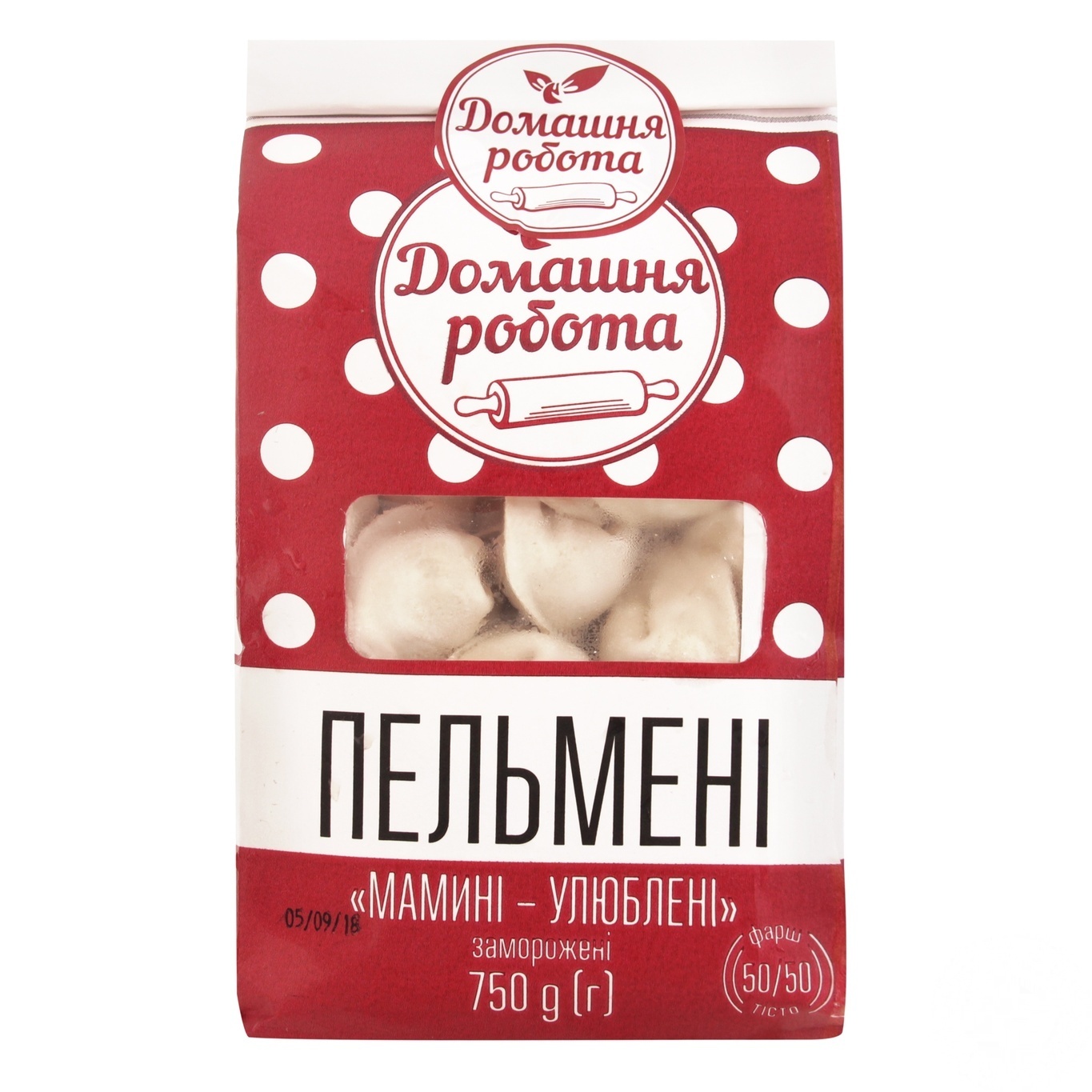 

Пельмени Домашняя Работа Мамины любимые 750г