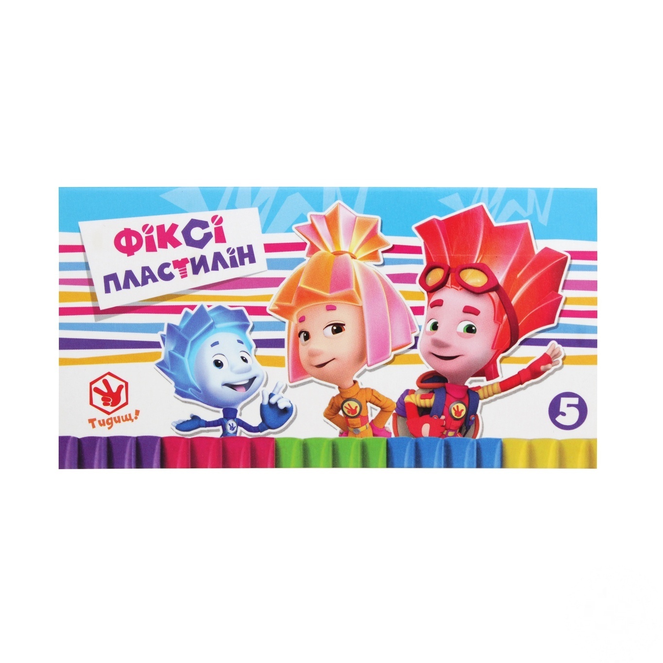 

Пластилин Мицар Фиксики 5 цветов