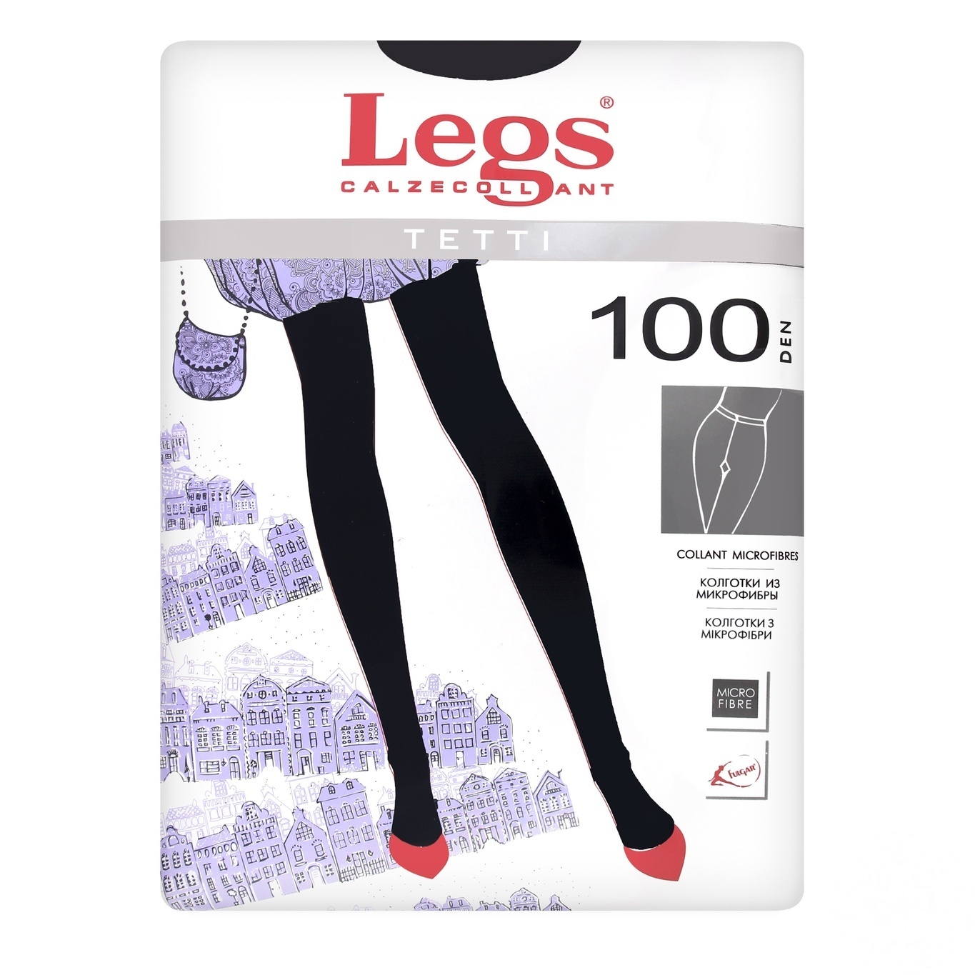 

Колготы Legs Tetti 100 Den женские р.3 Nero