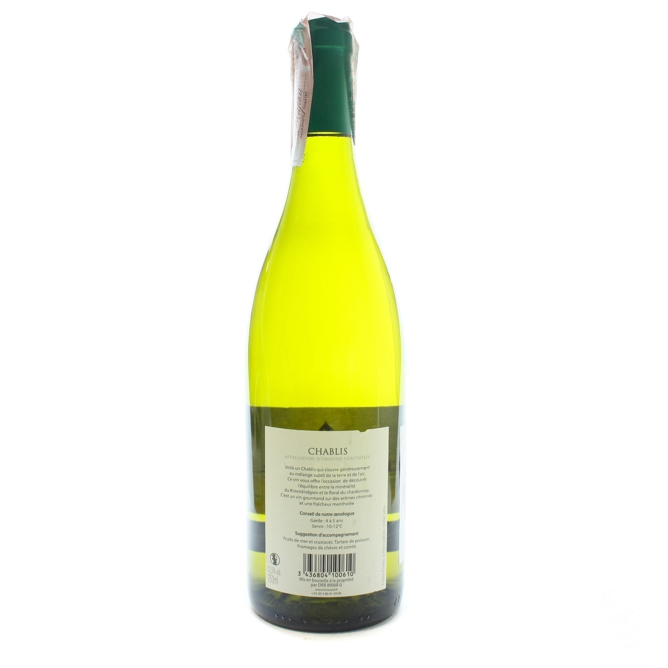 

Вино Pierre de Prehy Chablis белое сухое 12,5% 0,75л