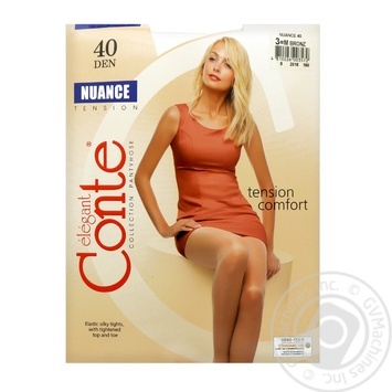 Колготы женские Conte Nuance 40ден р.3 Bronz - купить, цены на КОСМОС - фото 4