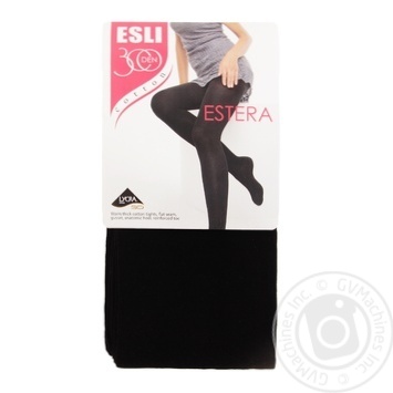 Esli Estera Nero 300den Cotton Tights for Women size 2 - buy, prices for NOVUS - photo 1