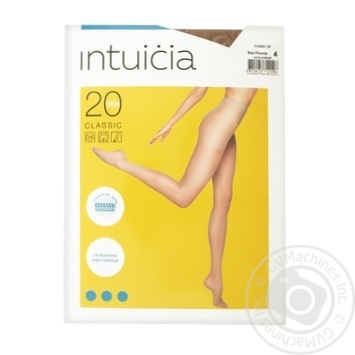 Intuicia Classic Daino Women's Tights 20den 4s - buy, prices for MegaMarket - photo 1