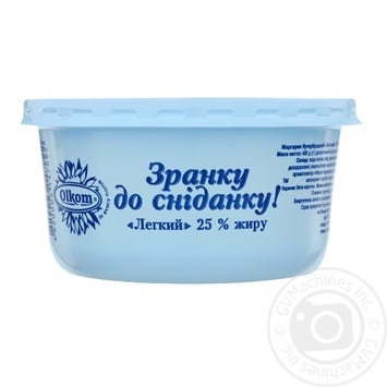 Olkom Margarine For Morning for breakfast light 25% 480g - buy, prices for Auchan - photo 1