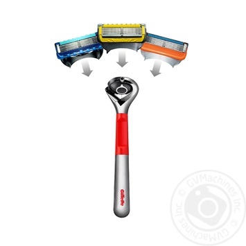 Gillette Gift Set Fusion5 ProGlide Razor + Magnetic Stand - buy, prices for Auchan - photo 2