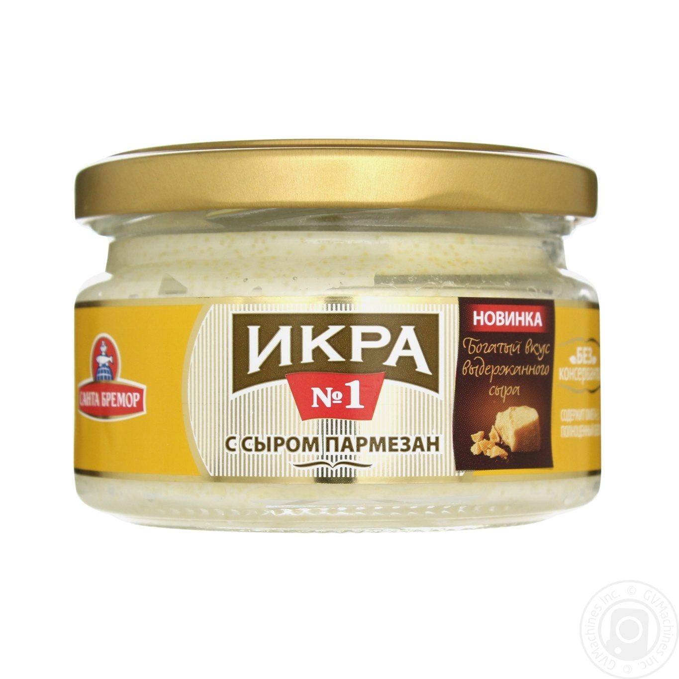 

Икра мойвы Санта Бремор с сыром пармезан №1 180г