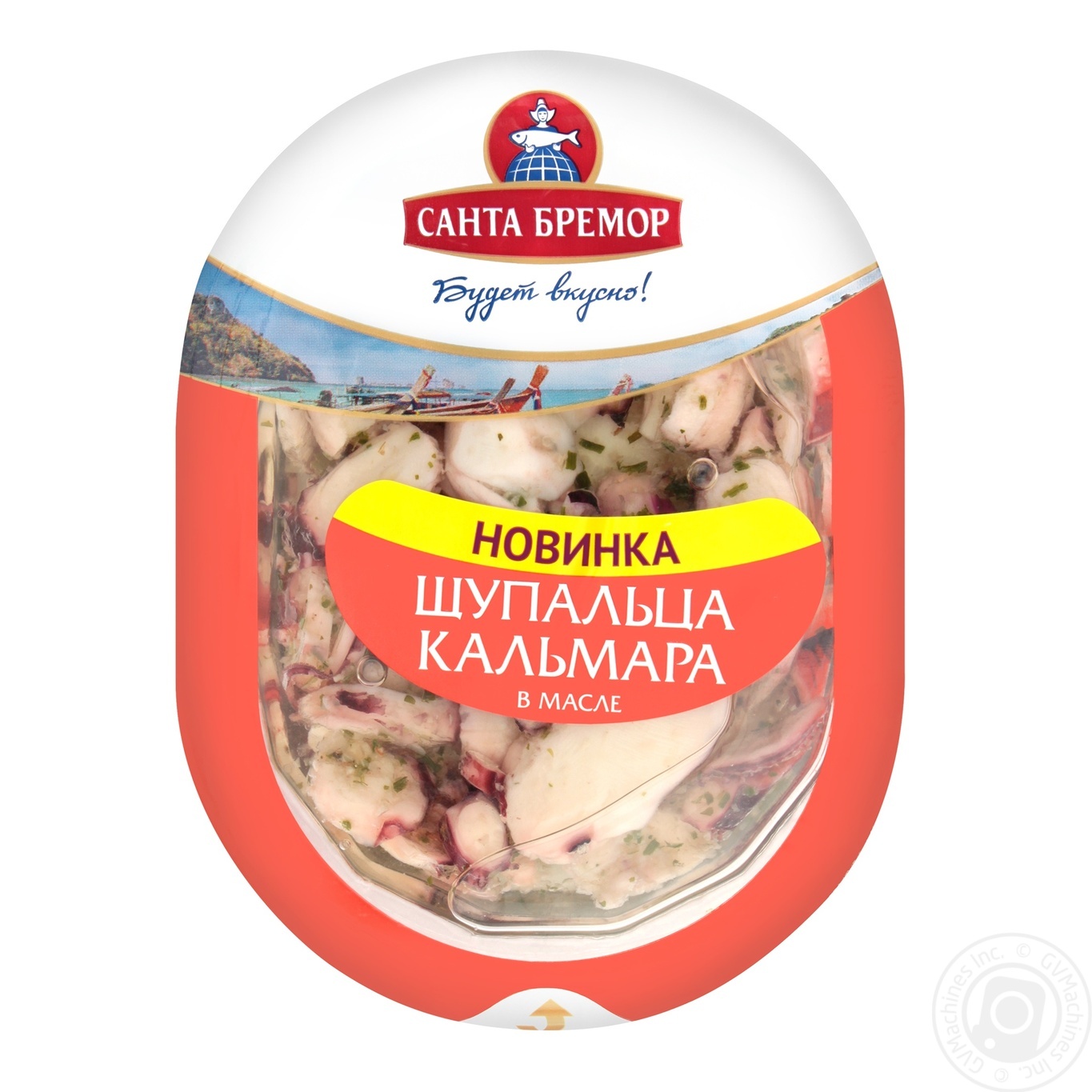 

Щупальця Санта Бремор 150 г Гігантського кальмара в маслі