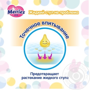 Підгузки-трусики Merries M 6-11кг 58шт - купити, ціни на NOVUS - фото 6