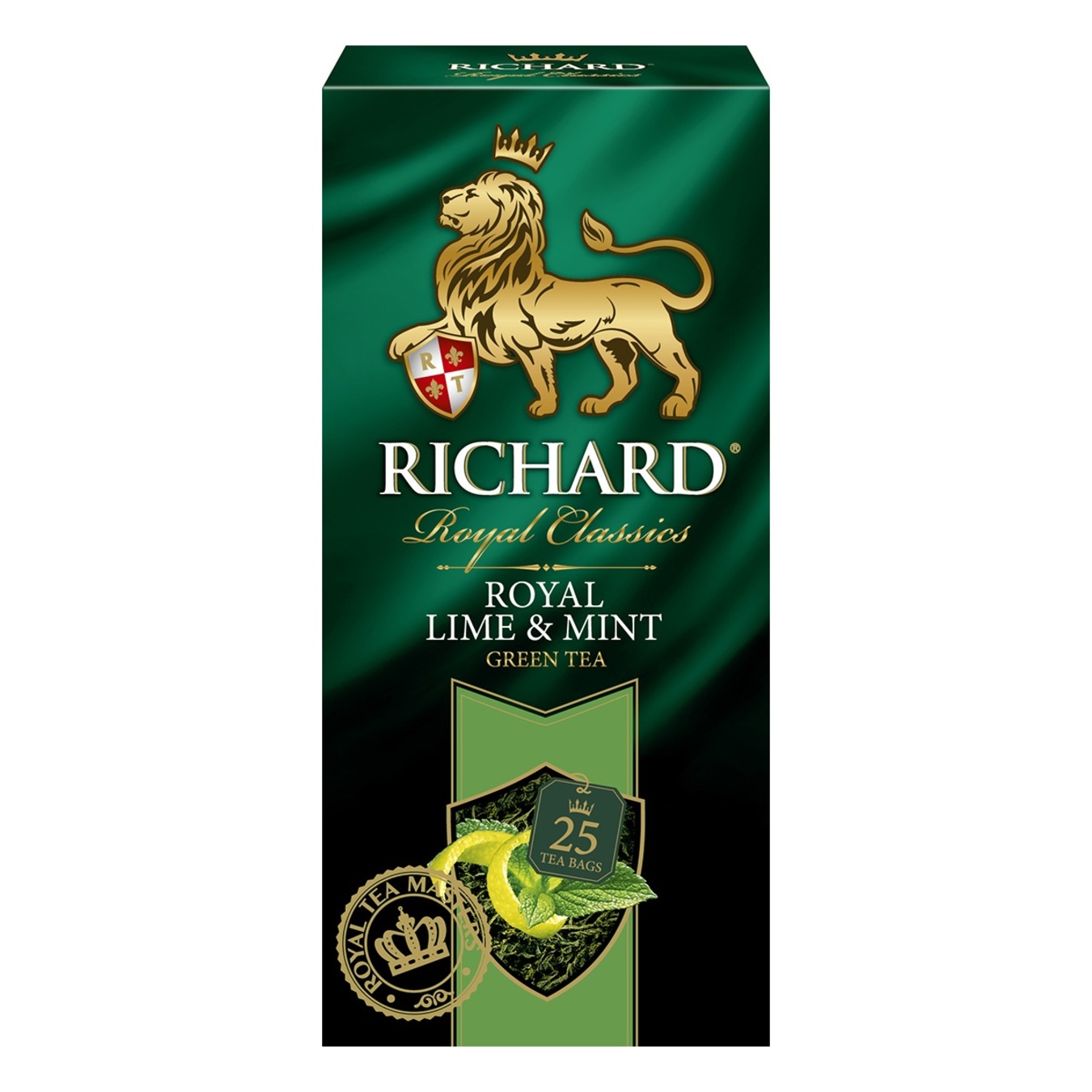 

Чай зеленый Richard Royal Lime&Mint 25шт 2г