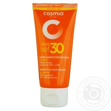 Крем Cosmia сонцезахисний spf30 для обличчя 50мл - купити, ціни на Auchan - фото 1