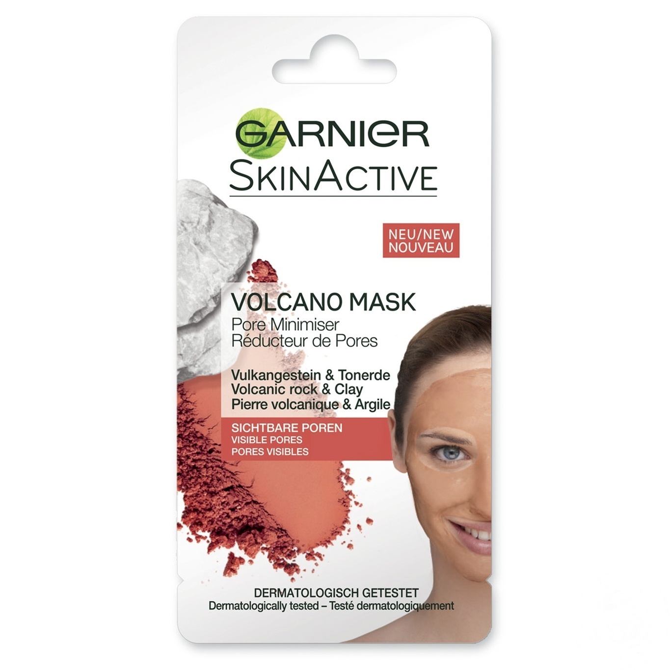 

Маска Garnier распаривая что сужает поры кожи лица 8мл