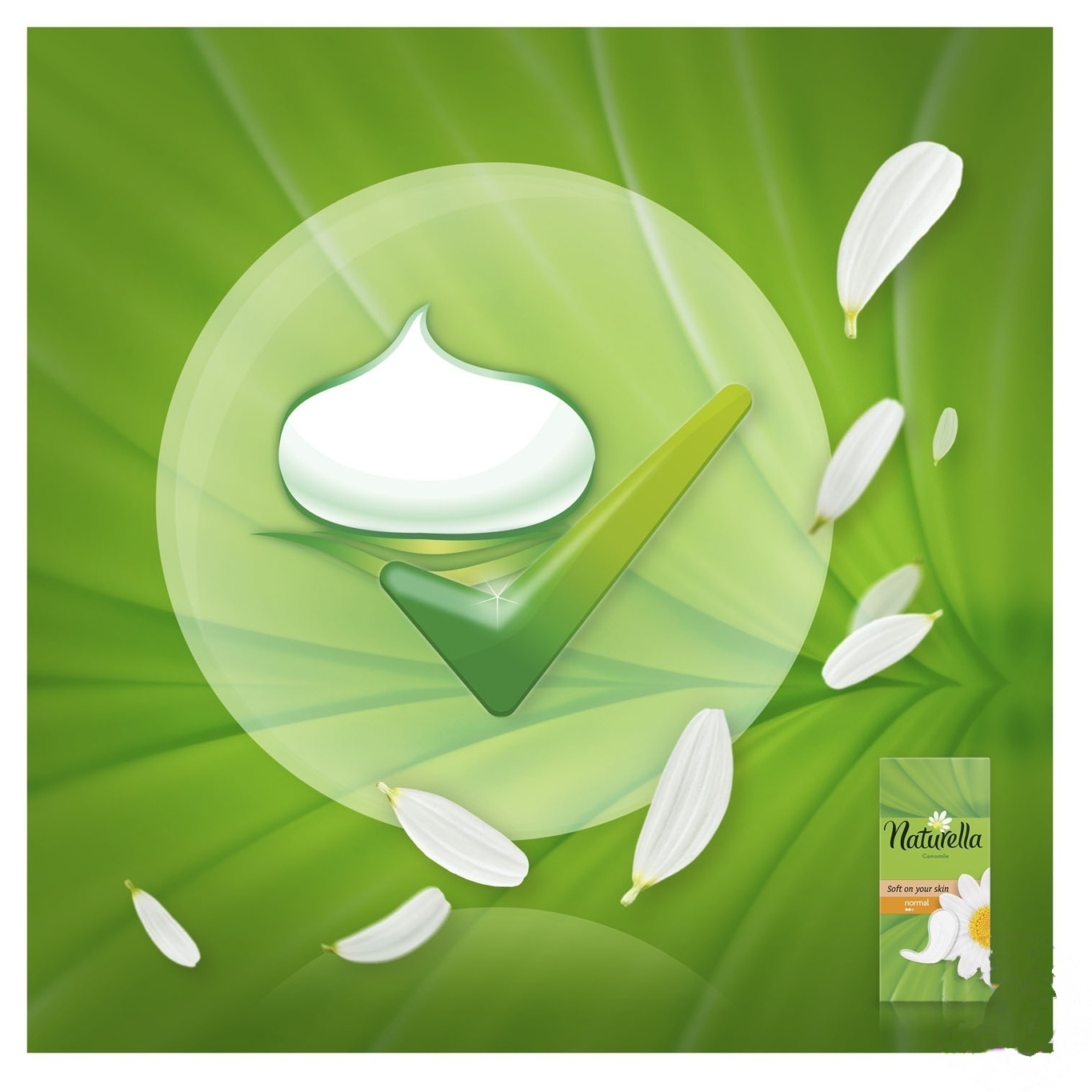 

Прокладки ежедневные Naturella Camomile Normal 34шт