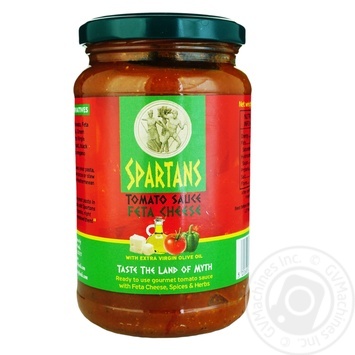 Spartans Tomato Sauce with Feta 340g - buy, prices for - photo 1