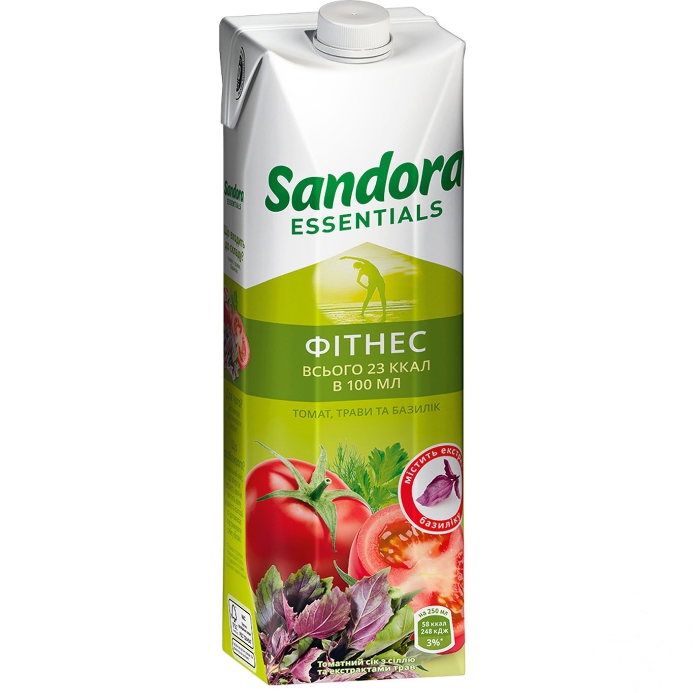 

Сок Sandora Essentials томатный с соллю и екстрактами трав 0,95л