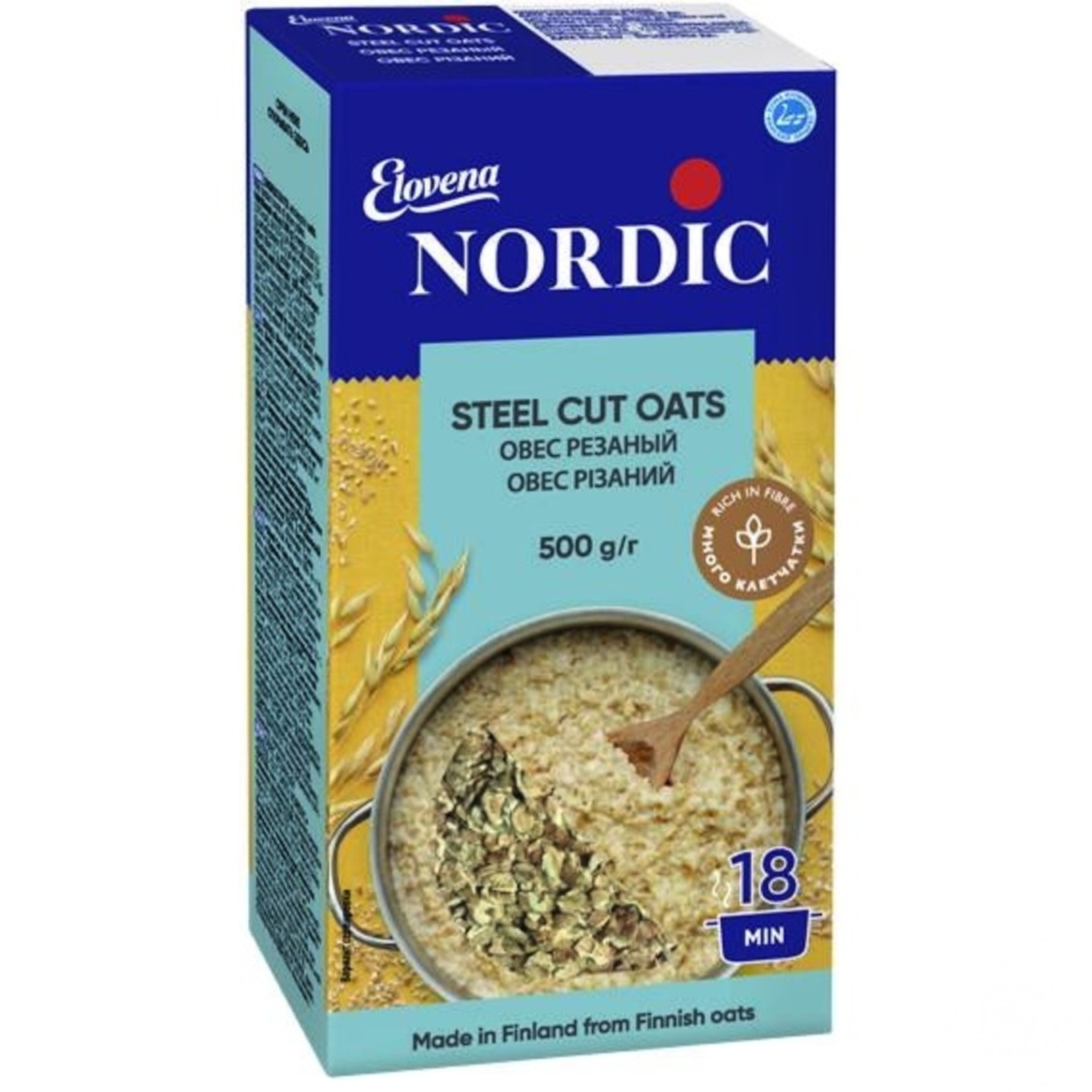 

Овес резаный Nordic 500г
