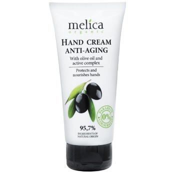 Melica Organic Rejuvenating Hand Cream with Olive Oil and Active Ingredients 100ml - buy, prices for ULTRAMARKET - photo 1