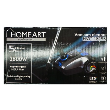 Пылесос Homeart HVC 1819B - купить, цены на Auchan - фото 1