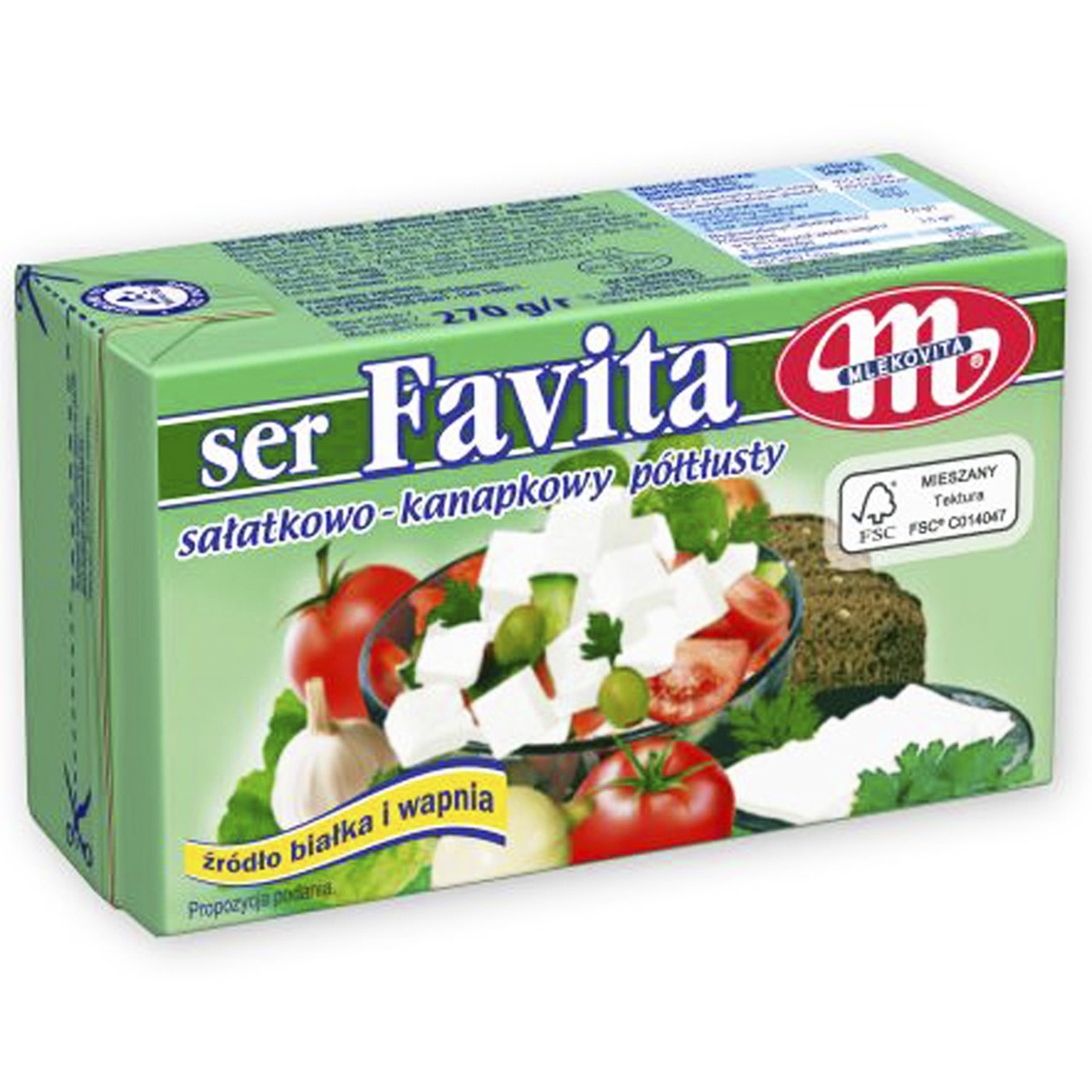 

Сыр Mlekovita Фета Фавита 40% 270г