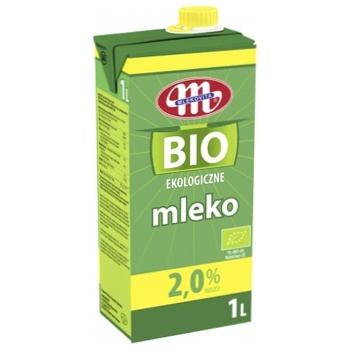 Mlekovita Bio Milk Ultrapasteurized 2% 1l - buy, prices for MegaMarket - photo 1