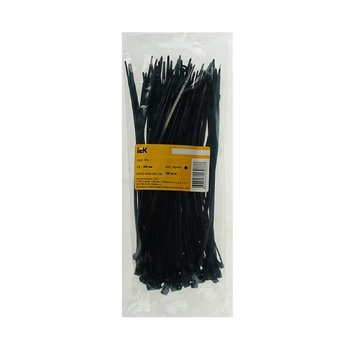 iEK Black Screeds 3.6*200mm 100pcs - buy, prices for Auchan - photo 1