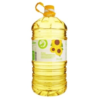 Auchan Refined Sunflower Oil 3l - buy, prices for Auchan - photo 1