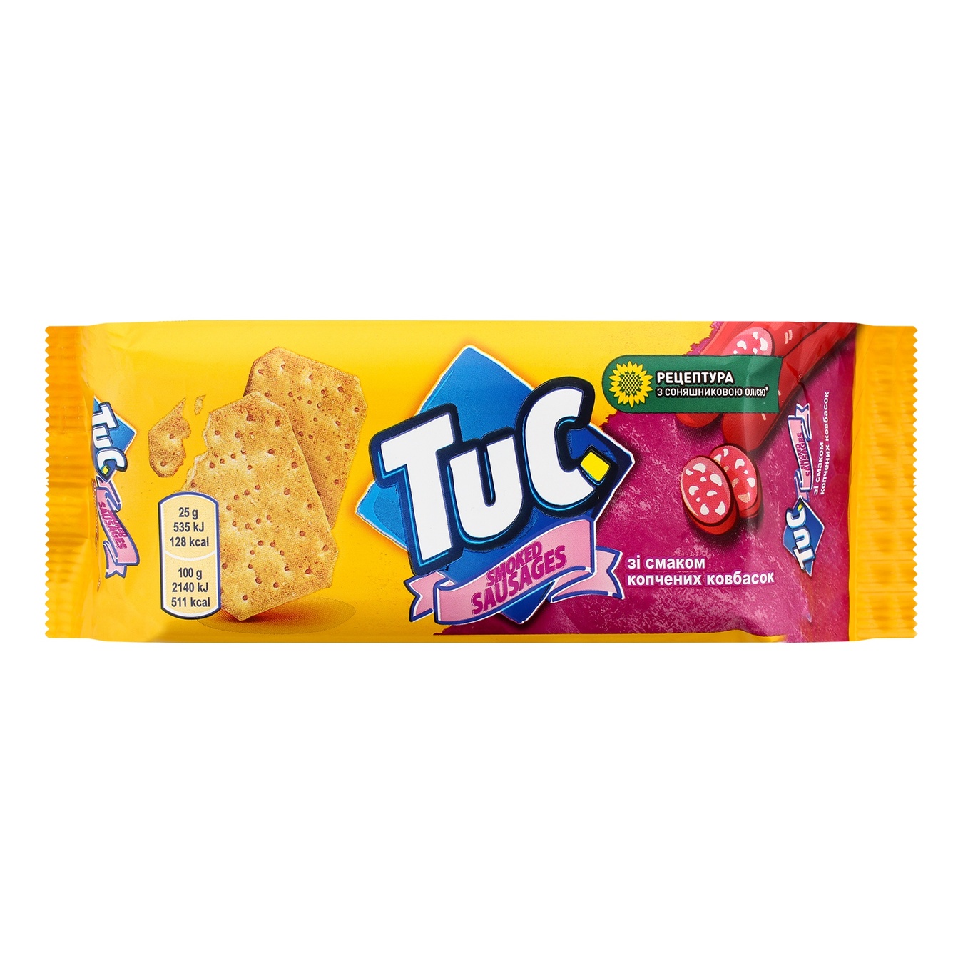 

Крекер Tuc соленый со вкусом копченых колбасок 100г