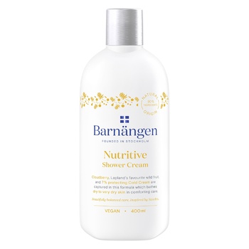 Barnangen Nutritive Shower Cream Gel with Cloudberry for Dry and Very Dry Skin 400ml - buy, prices for Vostorg - photo 1