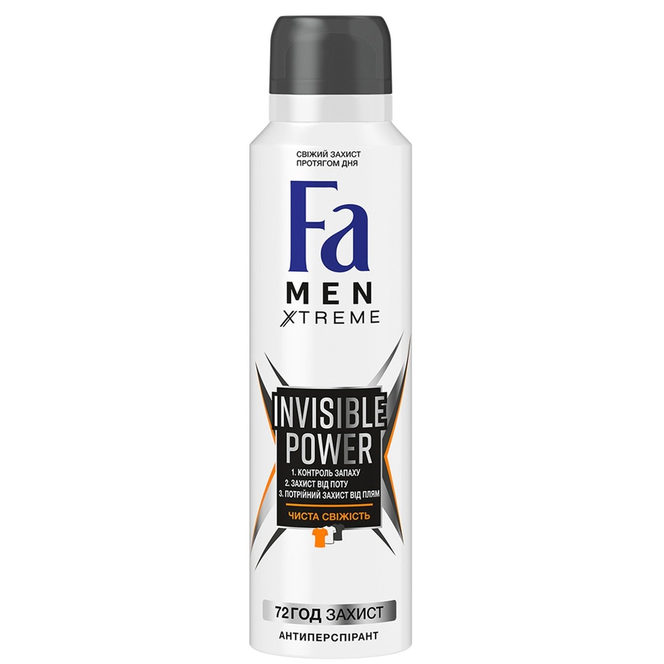 

Дезодорант-спрей Fa men xtreme Invisible 150мл