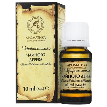Масло эфирное Ароматика чайного дерева 10мл