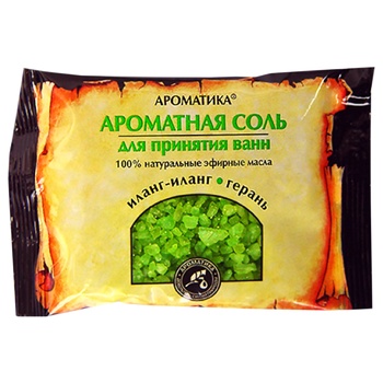 Aromatika Bath Salt Ylang-ylang-Geranium 100g