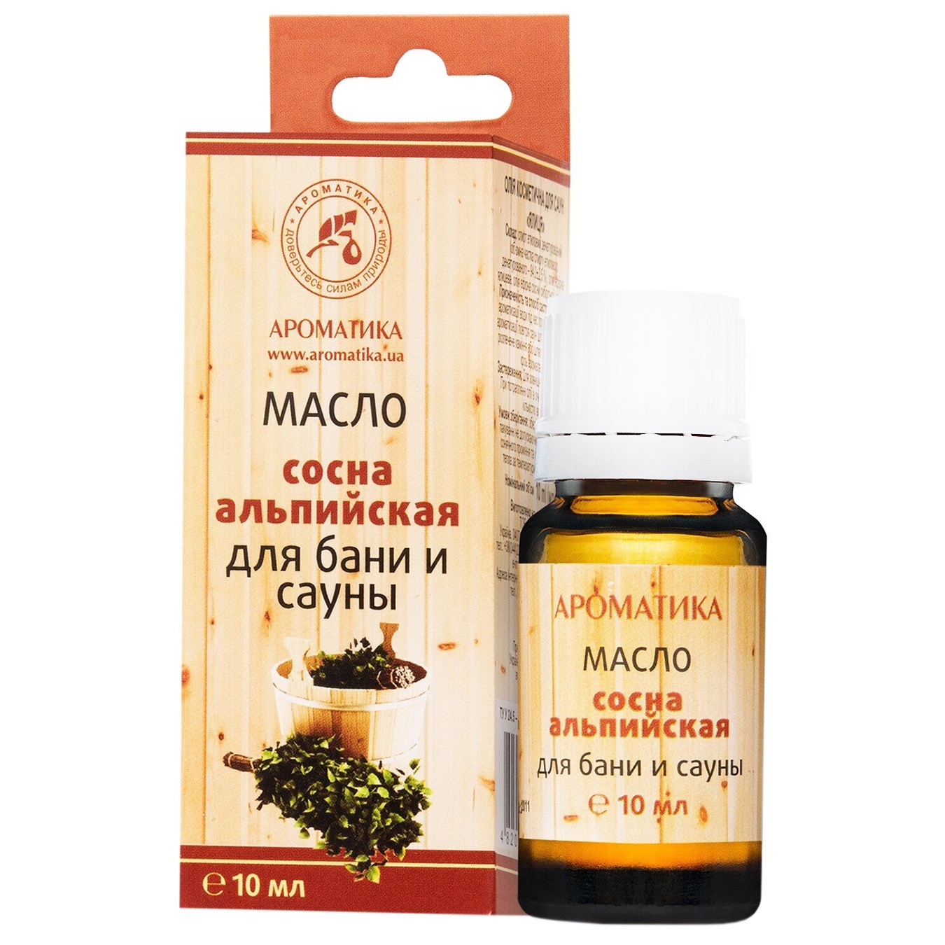 

Масло косметическое для саун Ароматика Сосна альпийская 10мл